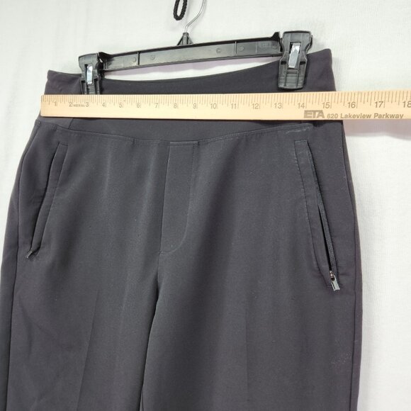 Athleta Brooklyn Ankle Pant Women's 4 Black Pull On Taper Athleisure Travel - Picture 5 of 16